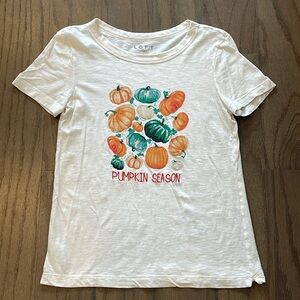 LOFT “Pumpkin Season” Graphic Short Sleeve Tee - Size XS